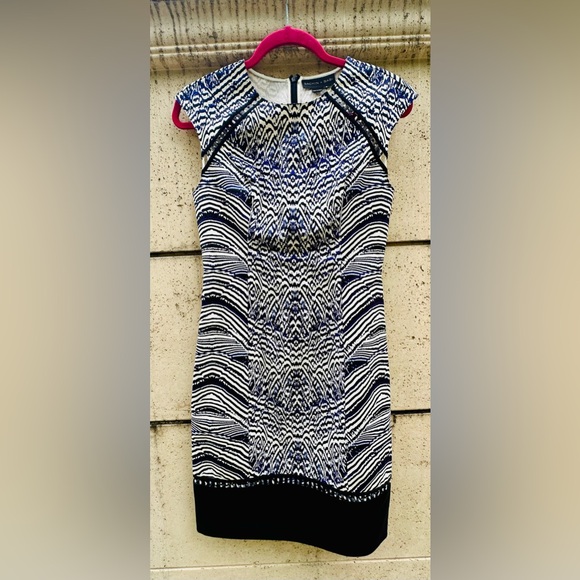 SACHIN + BABI Inkblot Print Shift Dress ✨ Size 2 - Picture 3 of 10